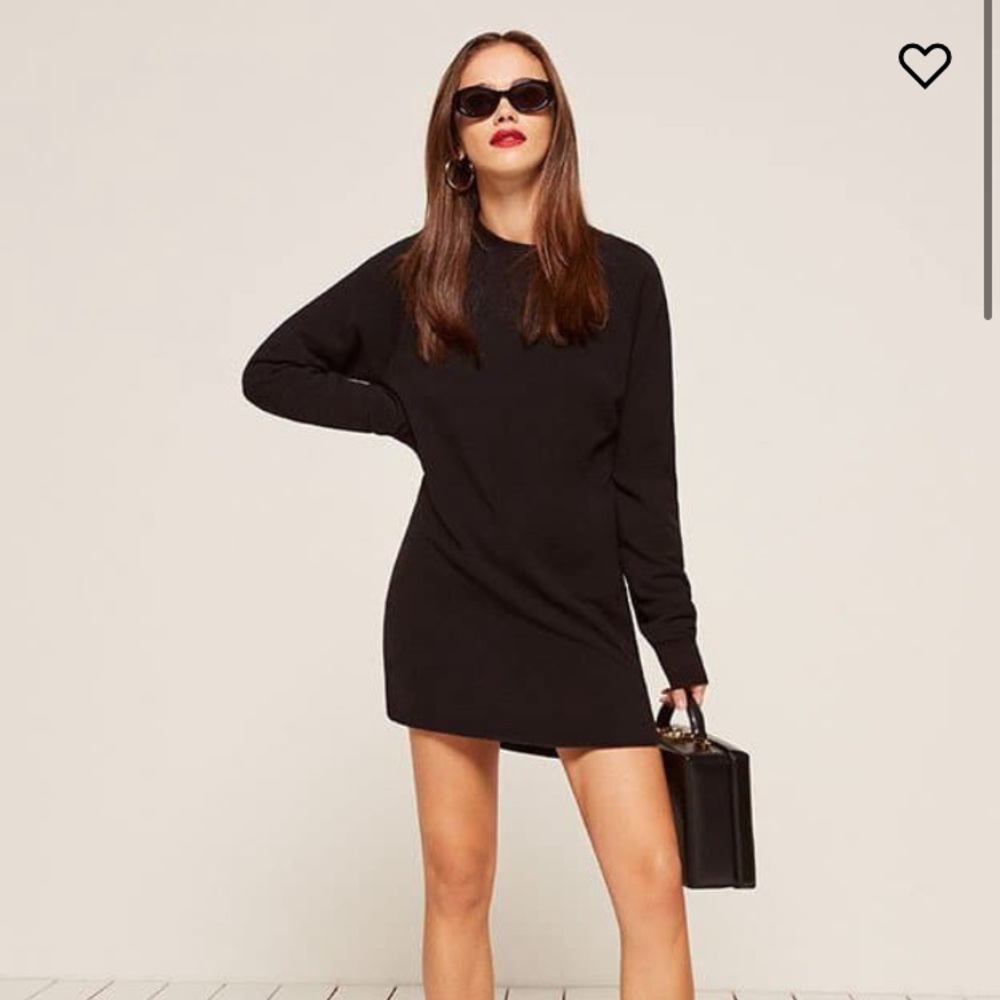 Reformation Radlee Long Sleeve Sweater Mini Dress